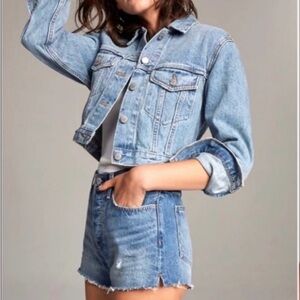 Aritzia Denim Forum Button fly The Yoko High, 100% Organic Cotton, Sz- 25.